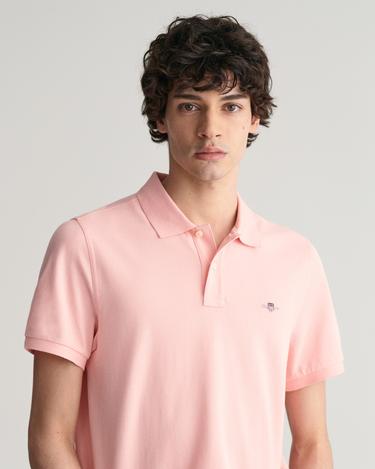  GANT Erkek Pembe Regular Fit Logolu Polo