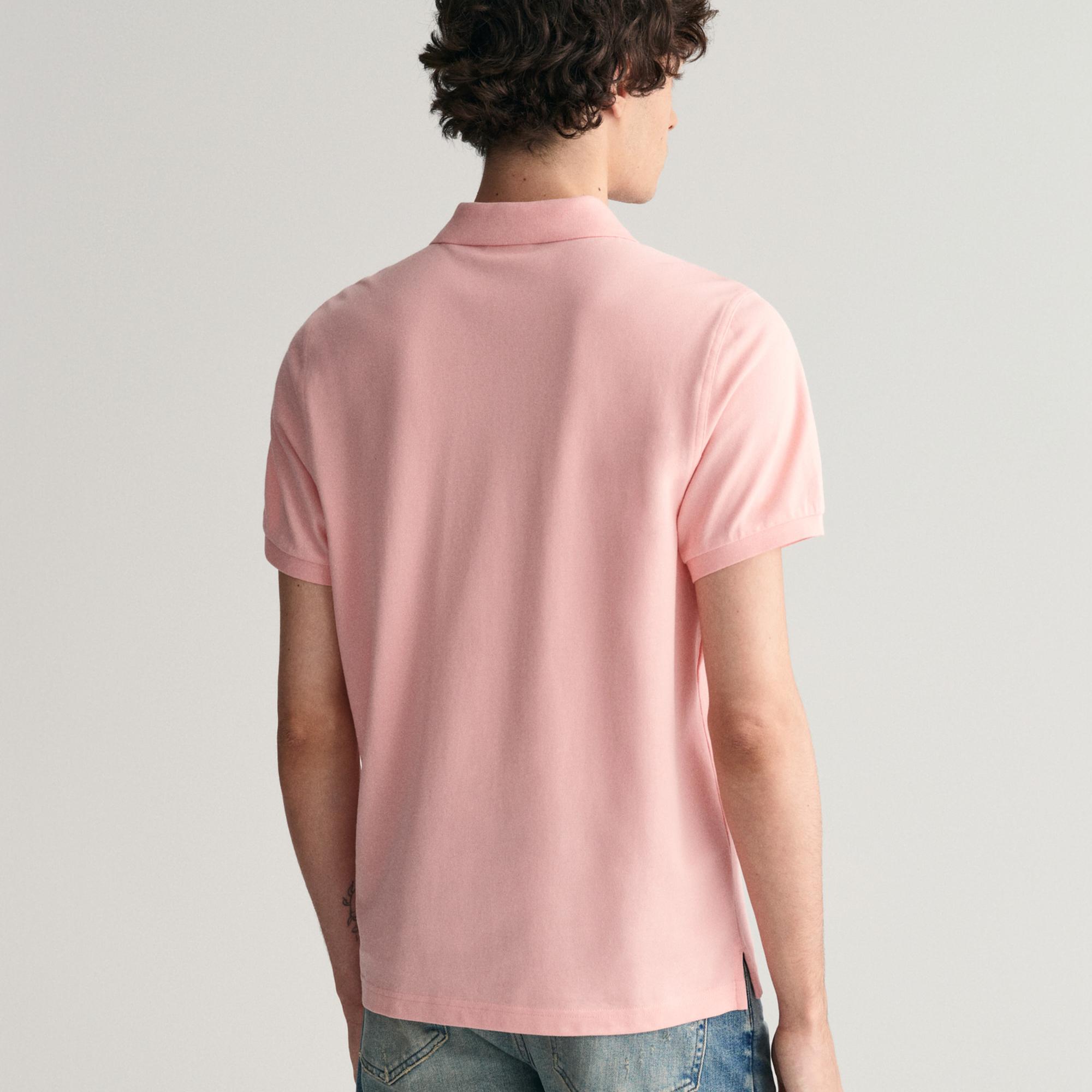 GANT Erkek Pembe Regular Fit Logolu Polo