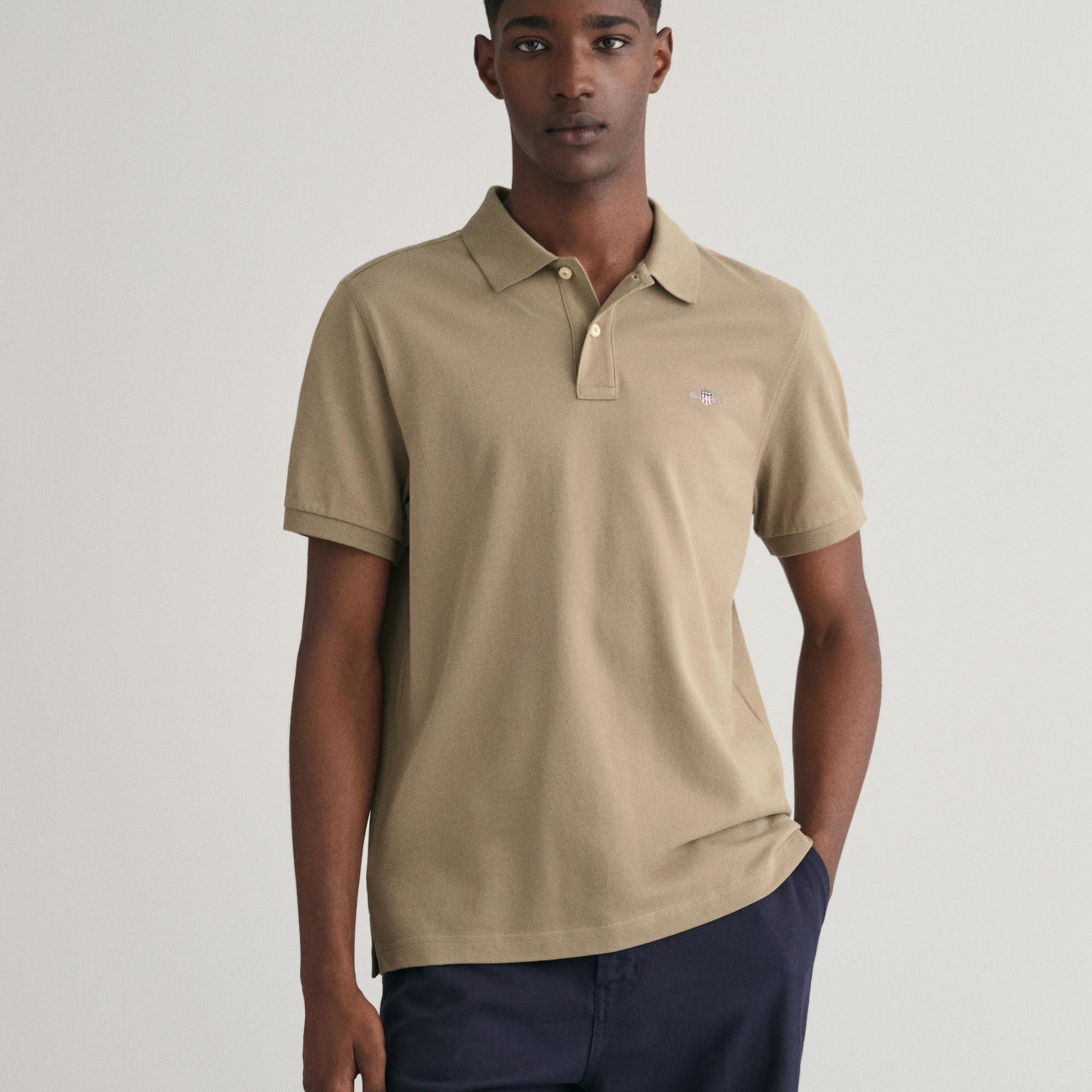 GANT Kahverengi Regular Fit Polo