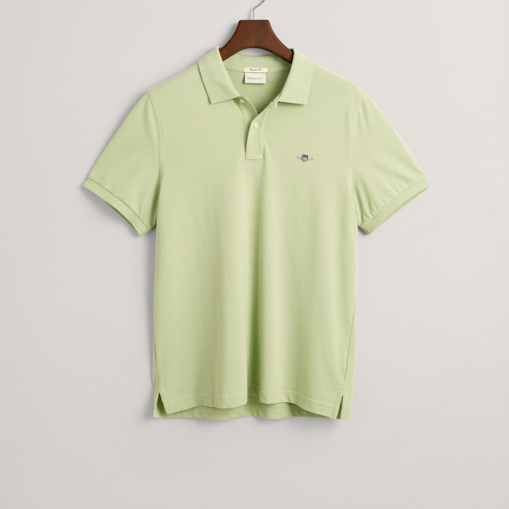 GANT Erkek Yeşil Regular Fit Polo