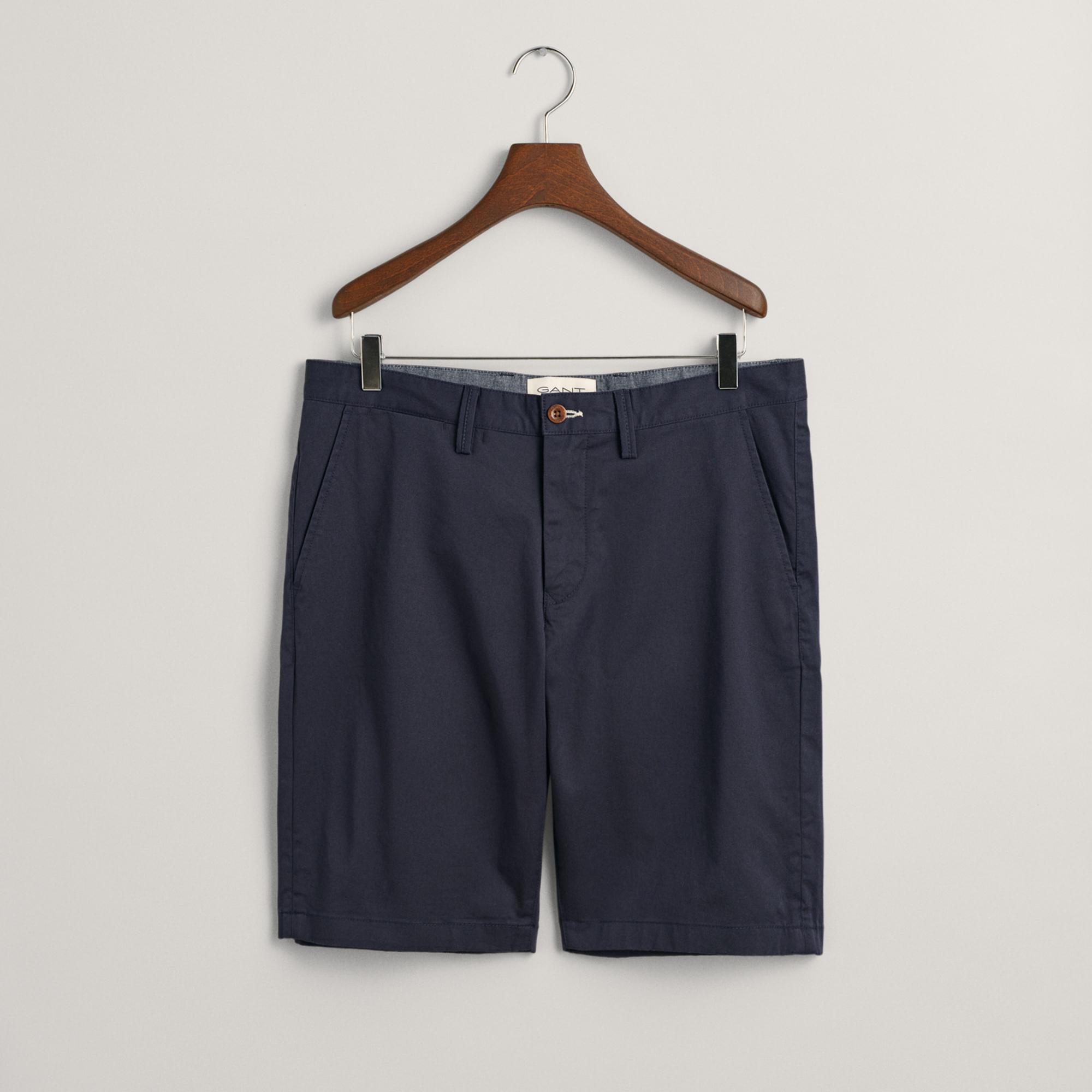 GANT Erkek Lacivert Relaxed Fit Chino Şort
