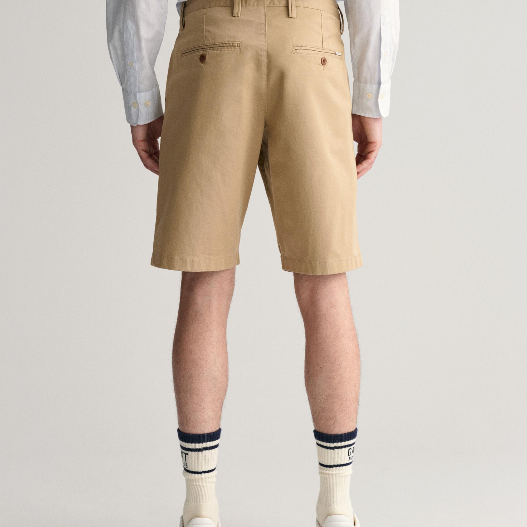 GANT Erkek Bej Relaxed Fit Chino Şort