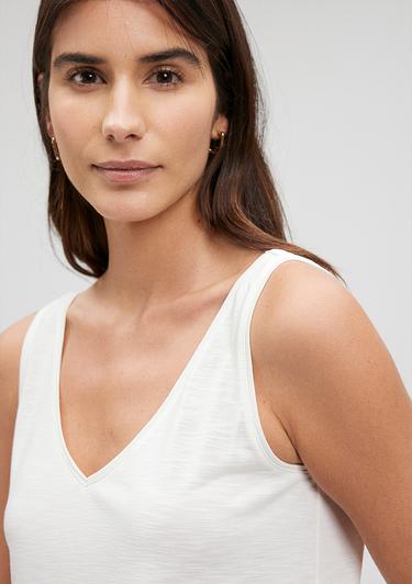  Mavi Lux Touch Beyaz Atlet Slim Fit / Dar Kesim 1610423-70057