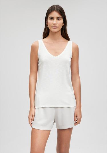  Mavi Lux Touch Beyaz Atlet Slim Fit / Dar Kesim 1610423-70057