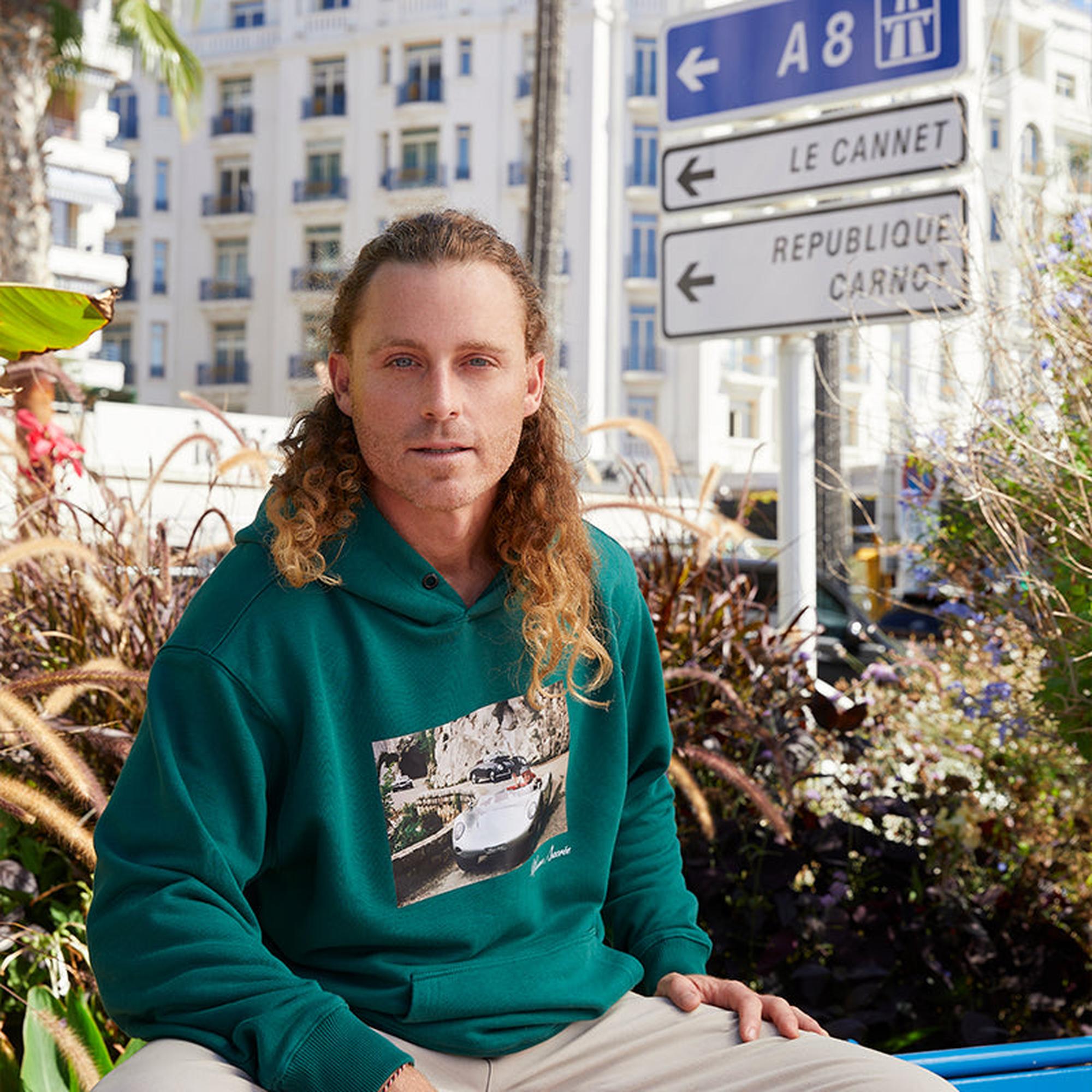 Maison Sacrée La Turbie Yeşil Baskılı Sweatshirt