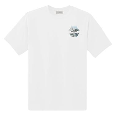  Maison Sacrée Le Festival Bej Baskılı T-Shirt