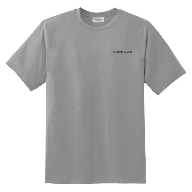  Maison Sacrée Maison Sacrée Gri Basic T-Shirt