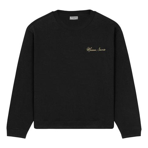  Maison Sacrée Maison Sacrée Siyah Basic Sweatshirt
