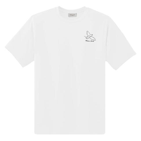  Maison Sacrée Paloma Bej Baskılı T-Shirt