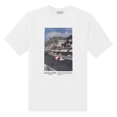  Maison Sacrée Mona Bej Baskılı T-Shirt