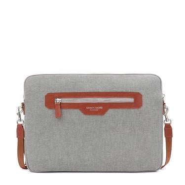  Maison Sacrée Èze Gri Kanvas 15"-16" Laptop Kılıfı
