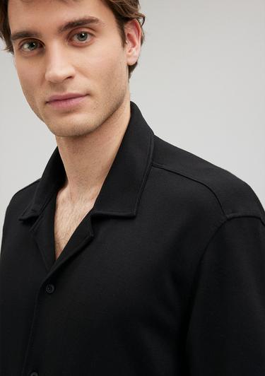  Mavi Siyah Gömlek Slim Fit / Dar Kesim 0210874-900