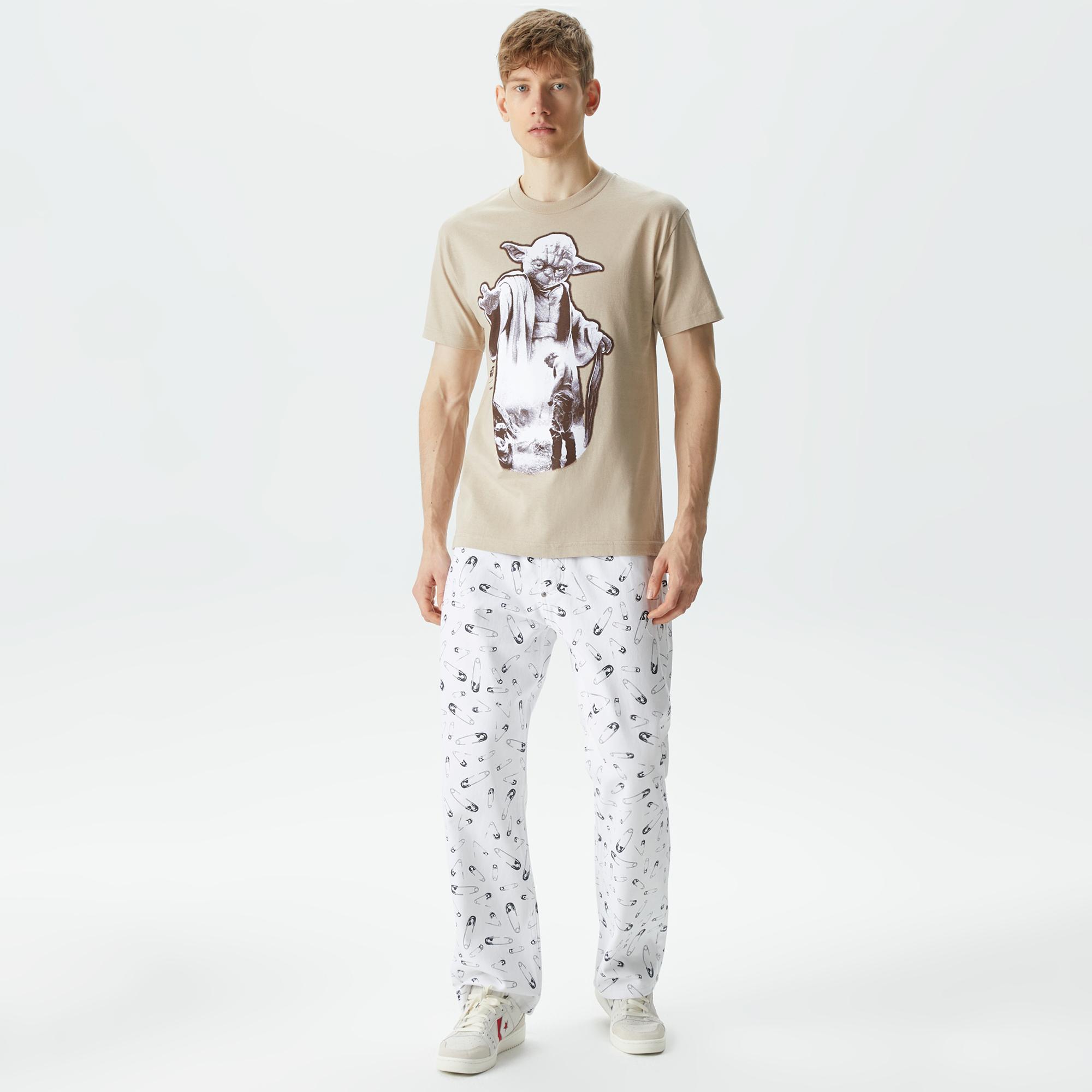 The Hundreds Strike Erkek Krem T-Shirt