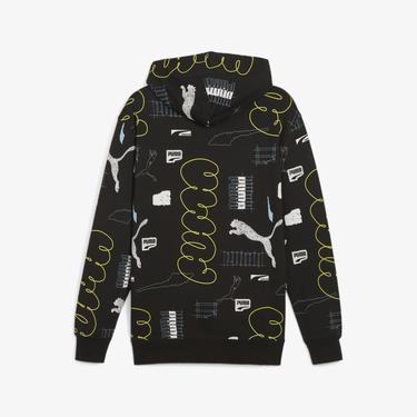  Puma Brand Love Erkek Siyah Hoodie