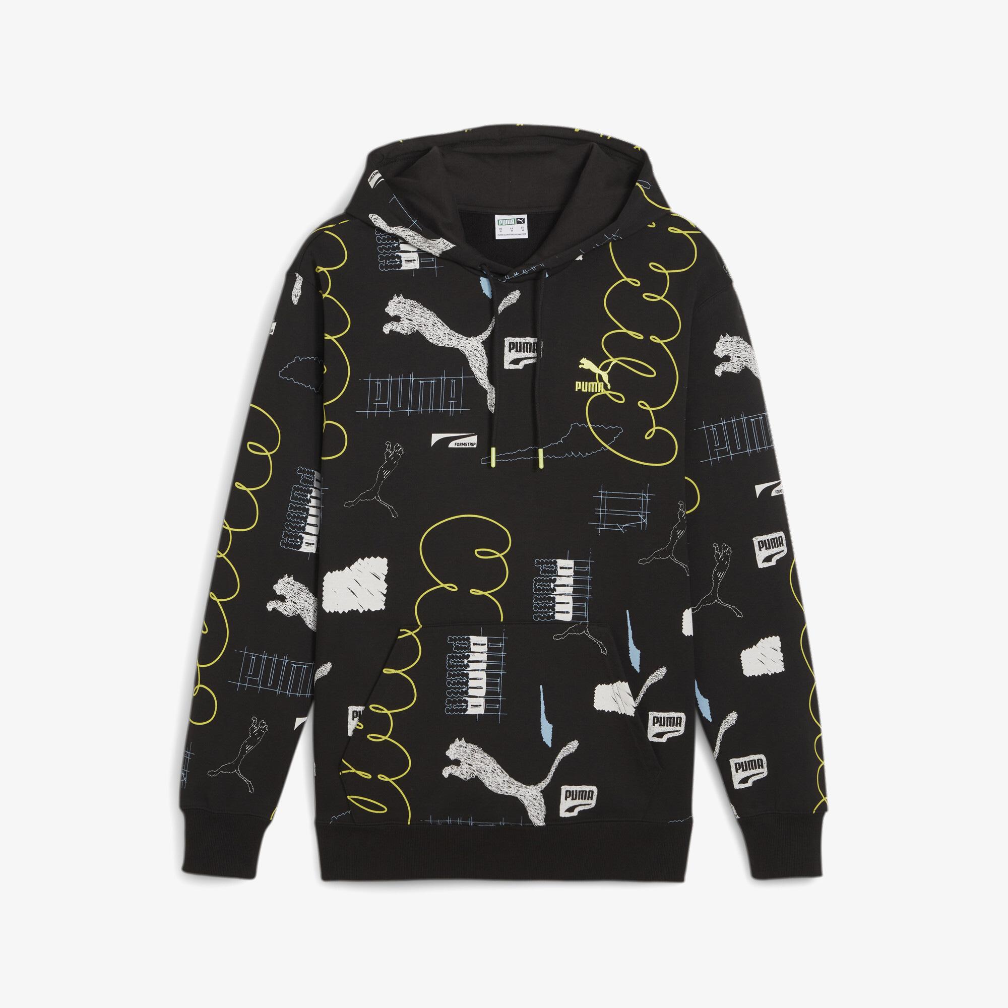 Puma Brand Love Erkek Siyah Hoodie