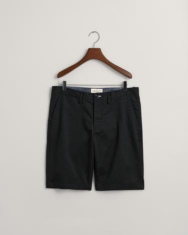  GANT Erkek Siyah Relaxed Fit Chino Şort