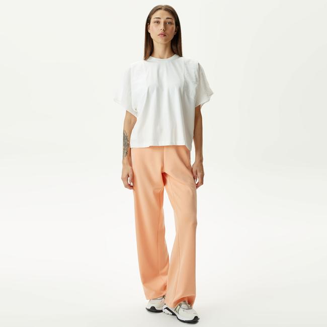  Kadın Flare Fit Turuncu Eşofman Altı