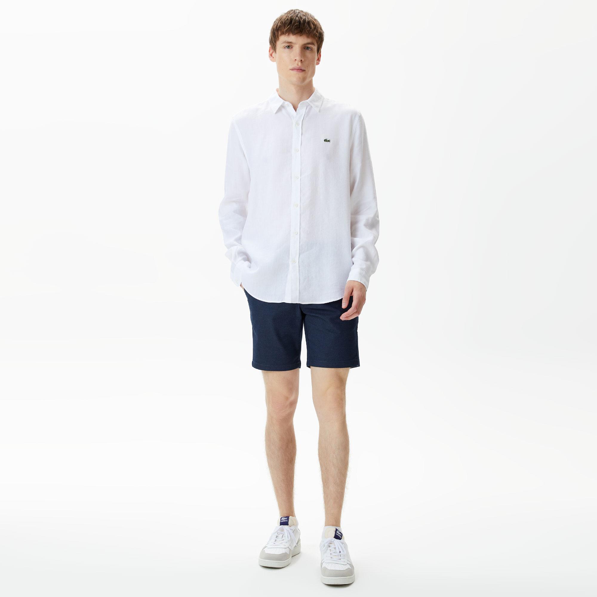 Lacoste Erkek Slim Fit Lacivert Bermuda Şort
