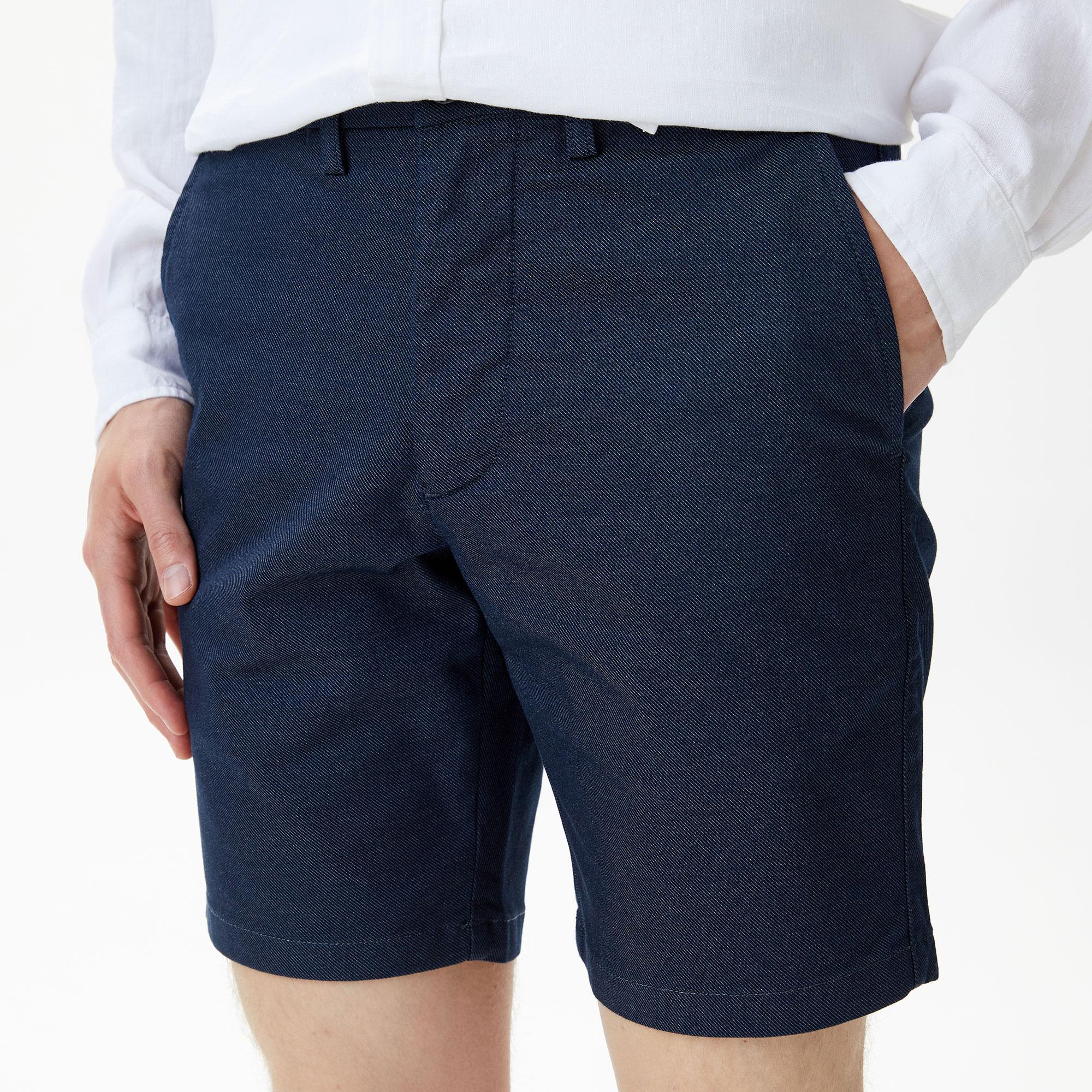 Lacoste Erkek Slim Fit Lacivert Bermuda Şort