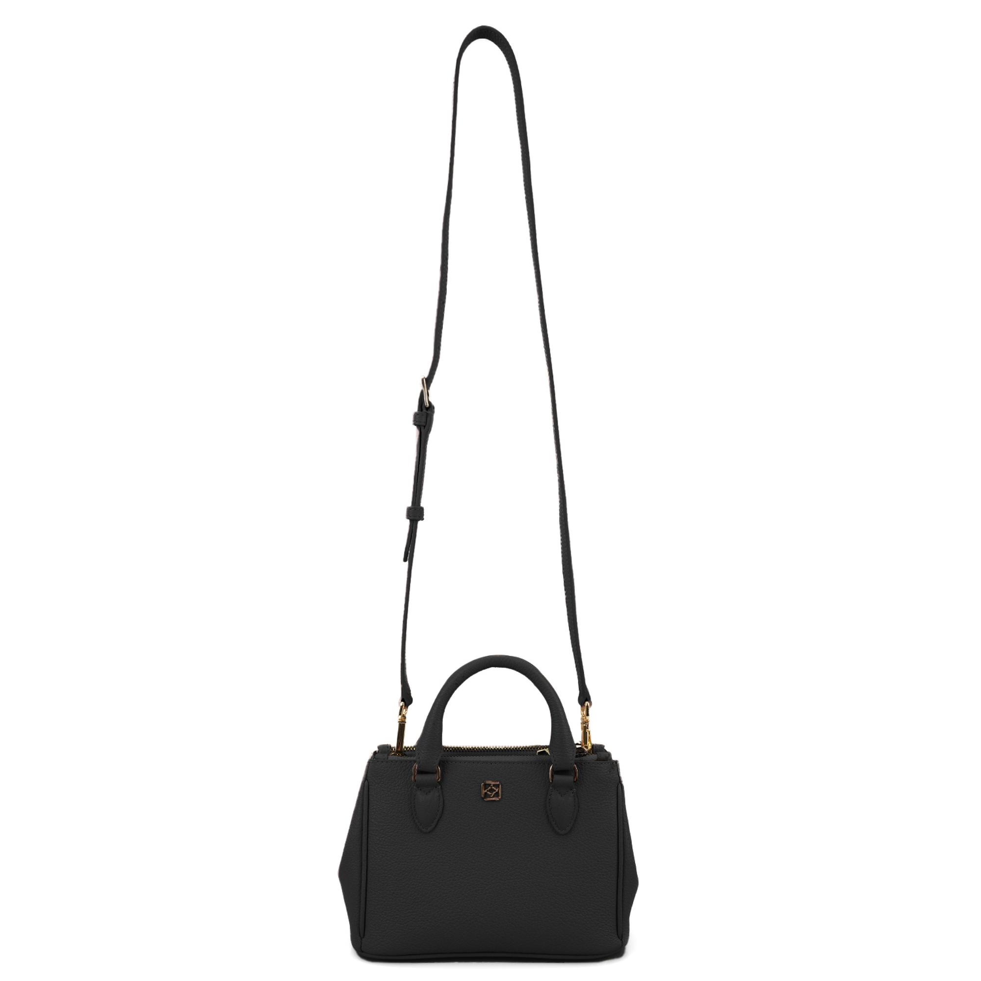 Fleur Siyah Kadın Deri El Çantası