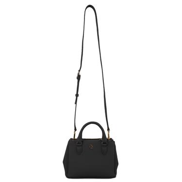  Fleur Siyah Kadın Deri El Çantası