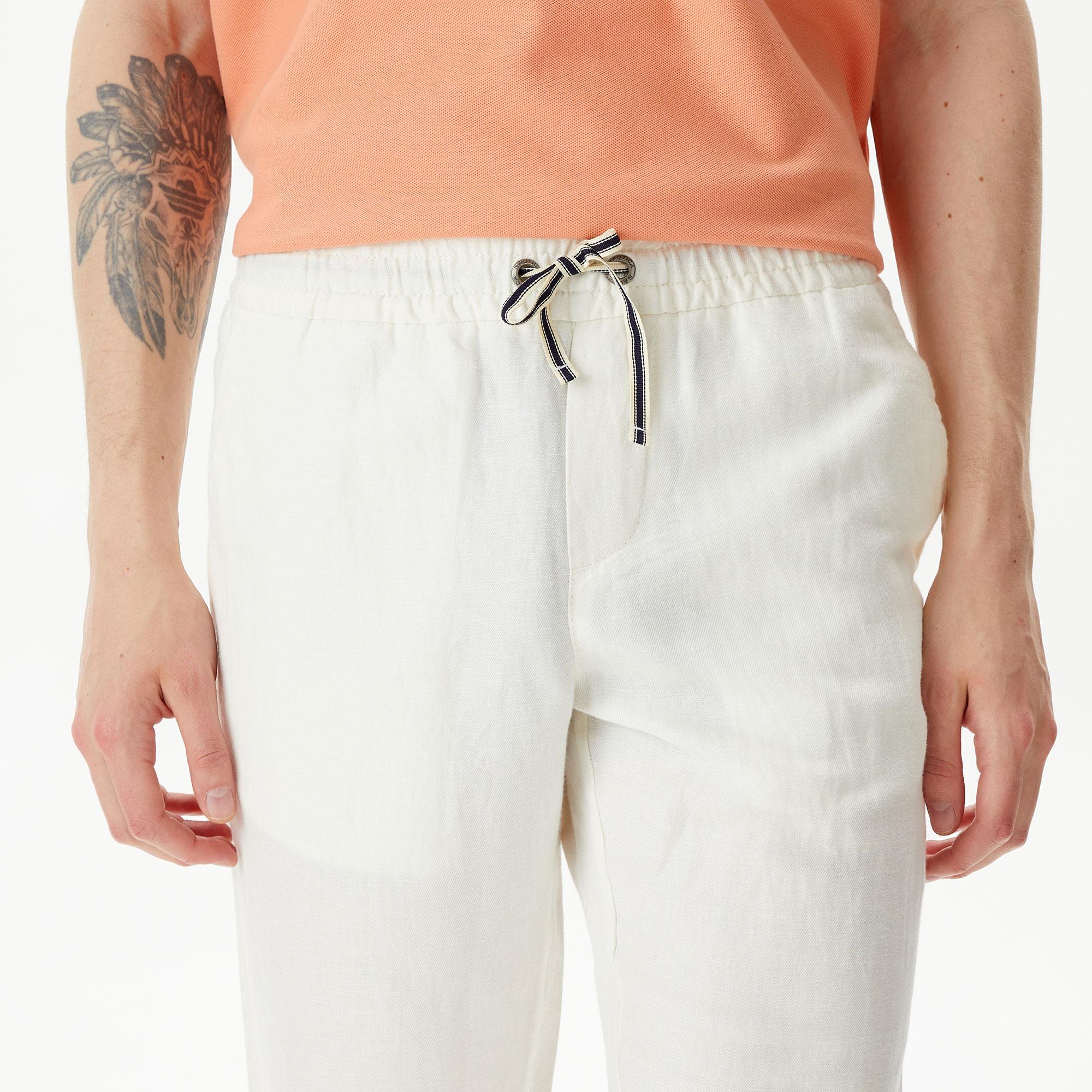 Nautica Erkek Beyaz Classic Fit Pantolon