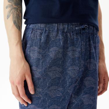  Nautica Erkek Lacivert Keten Bermuda Şort