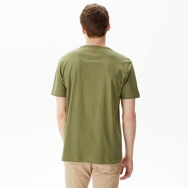  Nautica Erkek Yeşil Standart Fit T-Shirt