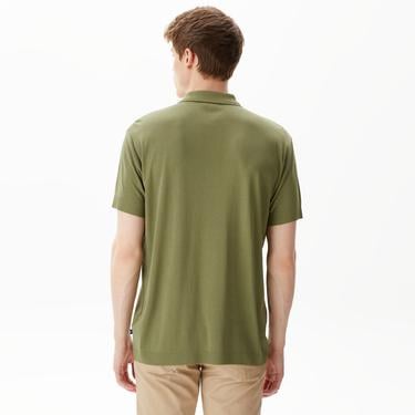  Nautica Erkek Yeşil Classic Fit Kısa Kollu Polo Yaka T-Shirt