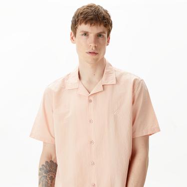  Nautica Erkek Turuncu Classic Fit Kısa Kollu Gömlek