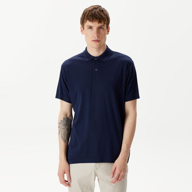  Nautica Erkek Lacivert Classic Fit Kısa Kollu Polo