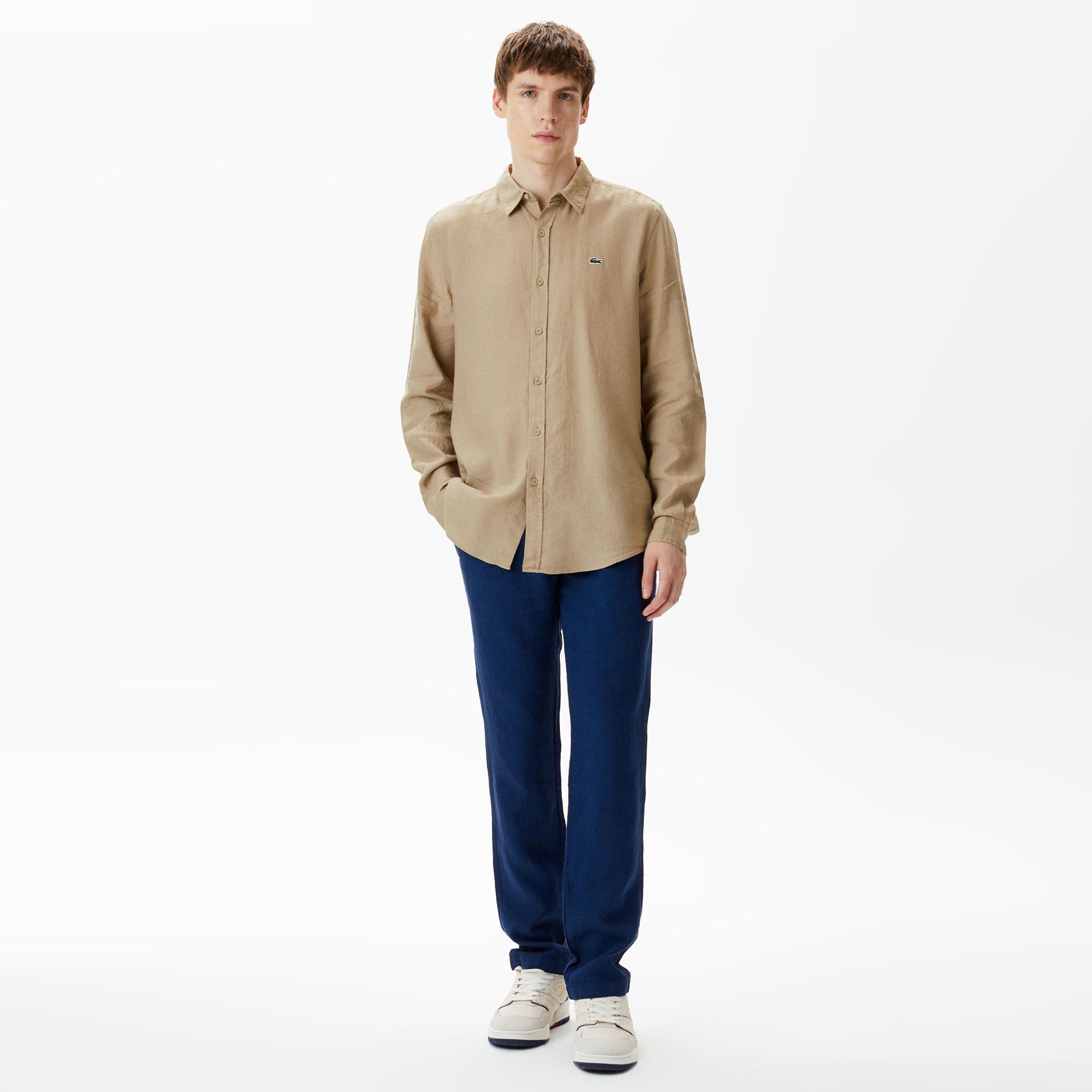 Erkek Slim Fit Chino Lacivert Pantolon