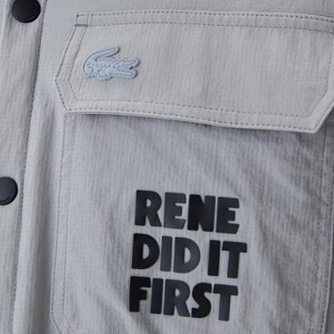  Erkek Regular Fit Baskılı Gri Gömlek