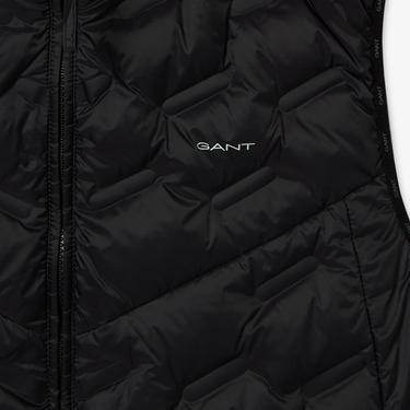  GANT Erkek Siyah Dik Yaka Kapitone Yelek