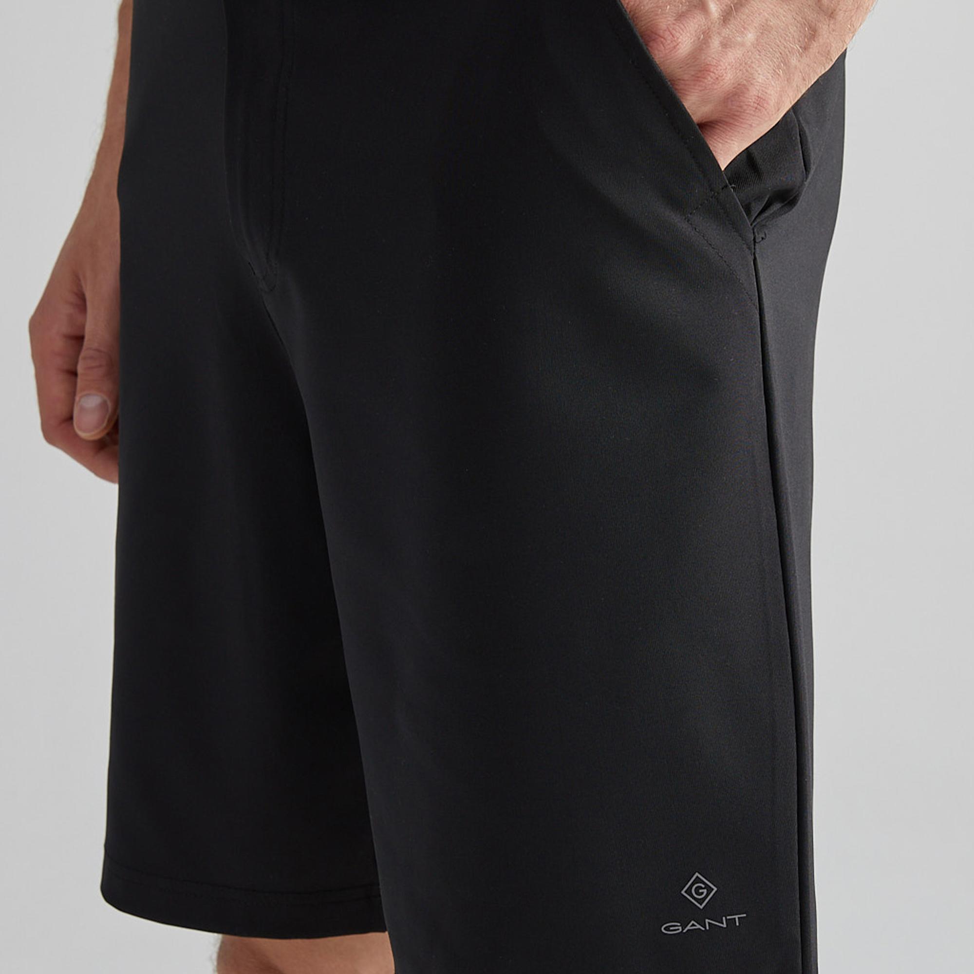 GANT Erkek Siyah Logolu Şort