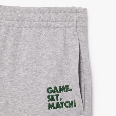  Unisex Relaxed Fit Gri Eşofman Altı