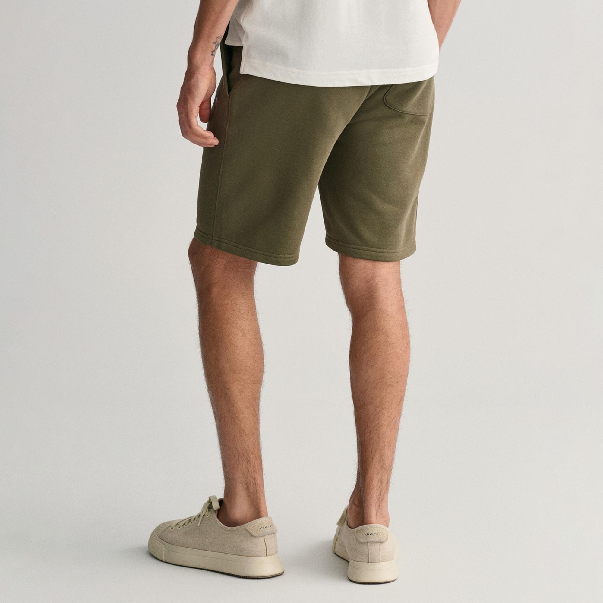 GANT Erkek Yeşil Regular Fit Şort