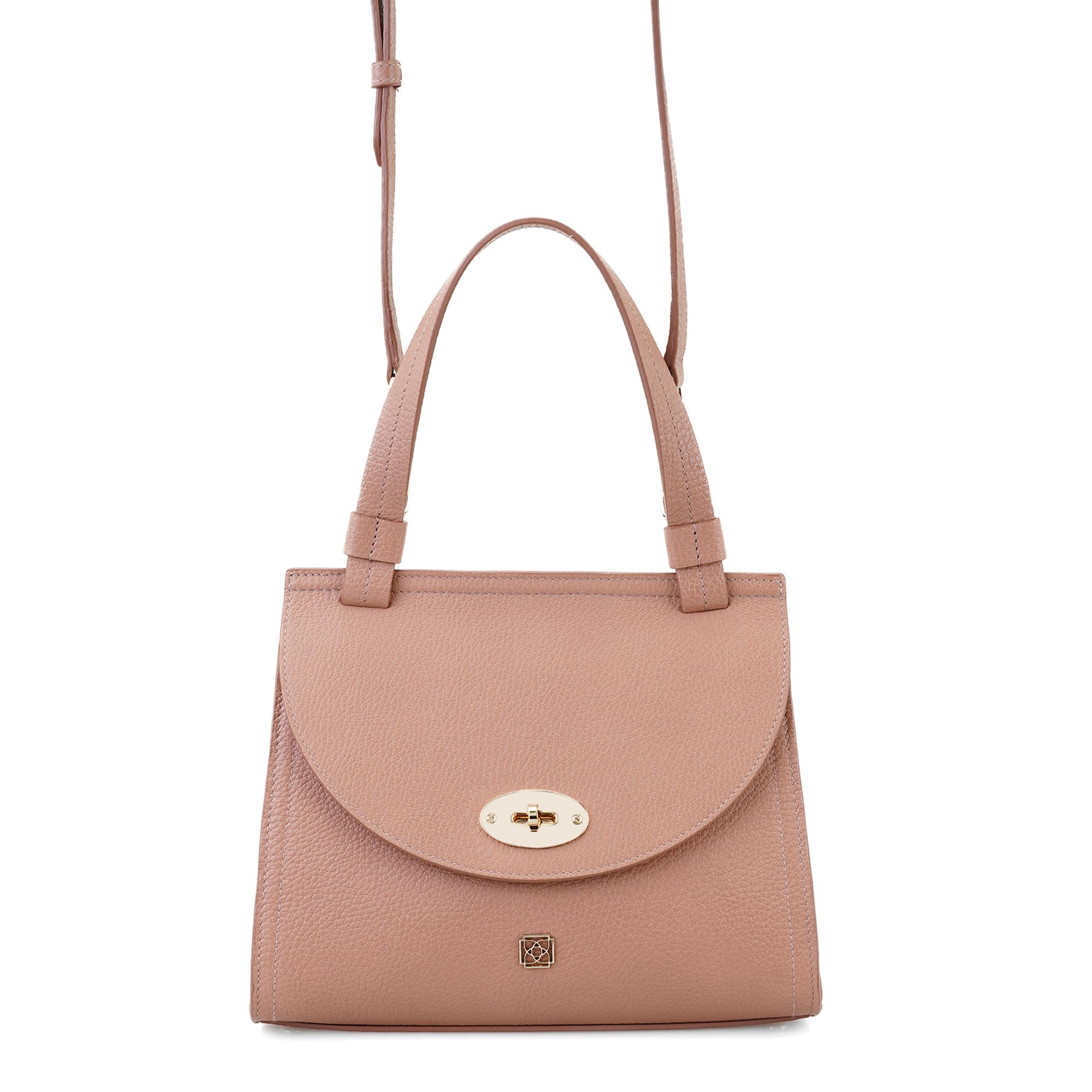 Alexia Pudra Kadın Deri El Çantası