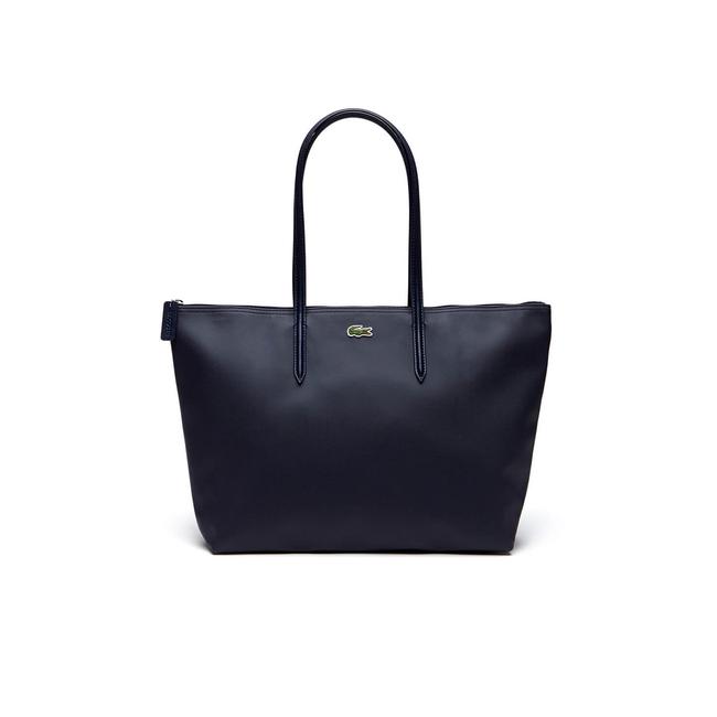  Lacoste Large L.12.12 Kadın Lacivert Omuz Çantası