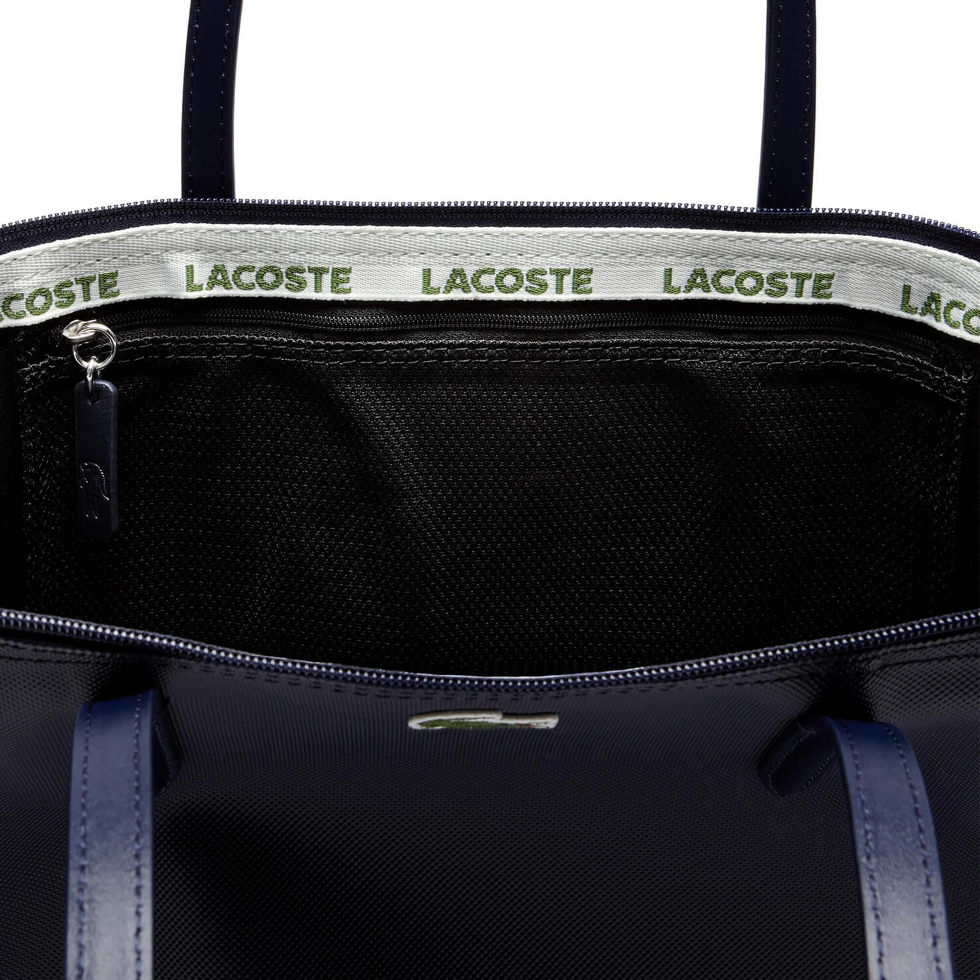 Lacoste Large L.12.12 Kadın Lacivert Omuz Çantası