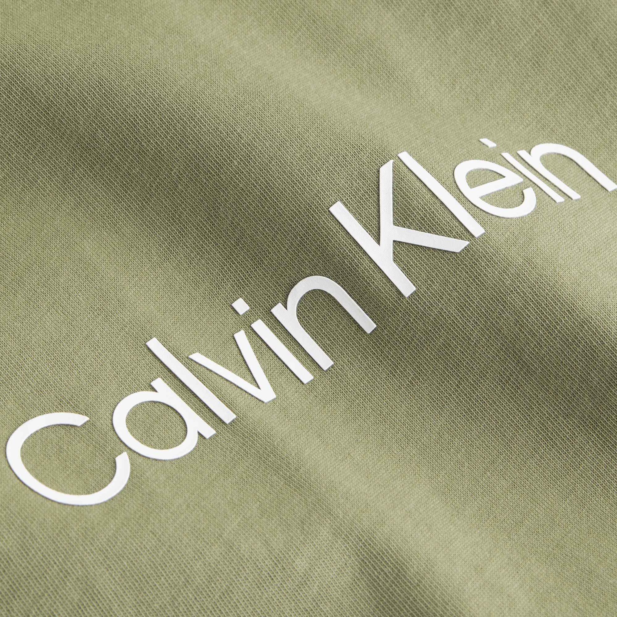 Calvin Klein New Essentials Erkek Yeşil T-Shirt