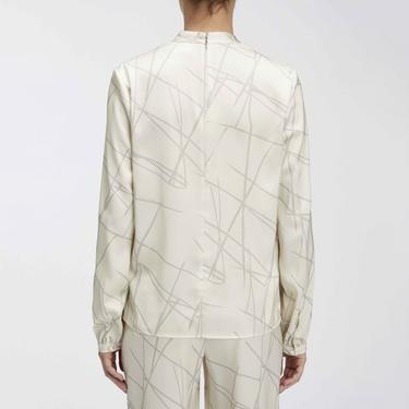  Calvin Klein Elevated Daywear Kadın Beyaz Bluz