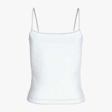  Calvin Klein Jeans Monologo Kadın Beyaz Bluz