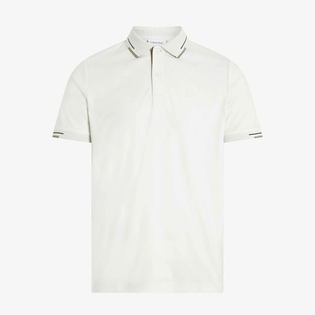  Calvin Klein Essentials Erkek Beyaz Polo