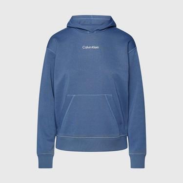  Calvin Klein Essentials Kadın Mavi Sweatshirt