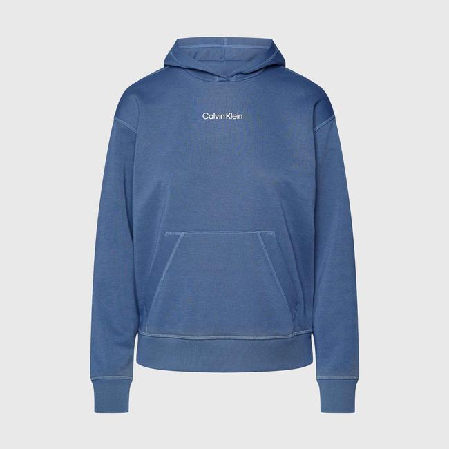  Calvin Klein Essentials Kadın Mavi Sweatshirt