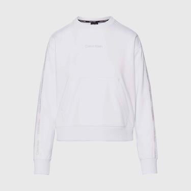 Calvin Klein Essentials Kadın Beyaz Sweatshirt