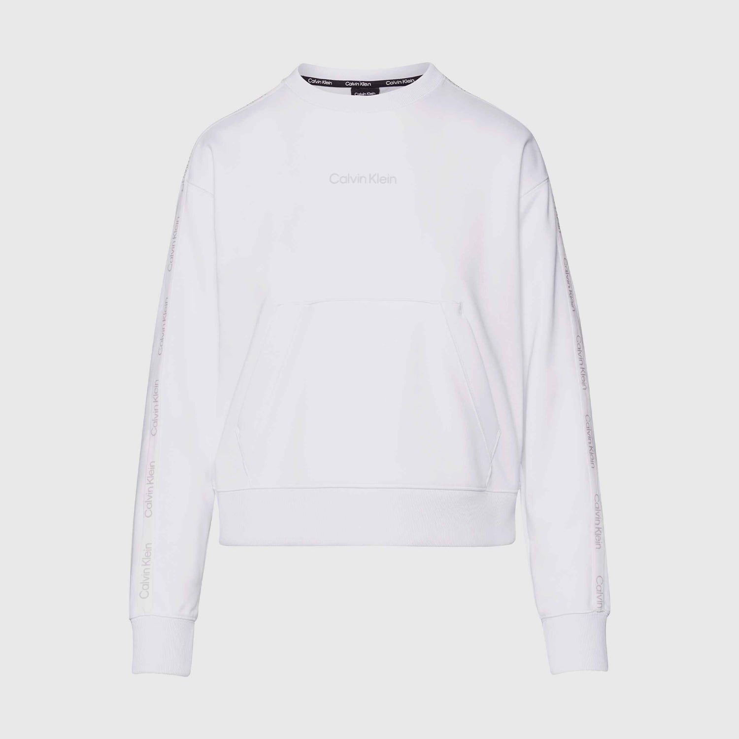  Calvin Klein Essentials Kadın Beyaz Sweatshirt