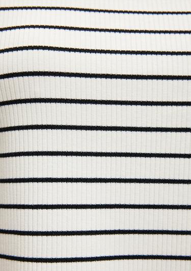  Mavi Siyah Tişört Crop / Kısa Kesim 1612324-85407