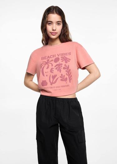  Mango Çocuk Dökümlü Kargo Pantolon Siyah